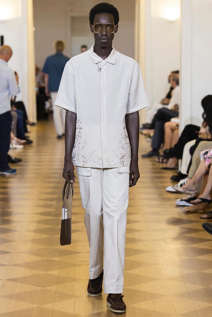 OUMAR DIOP for Troy Costa SS26