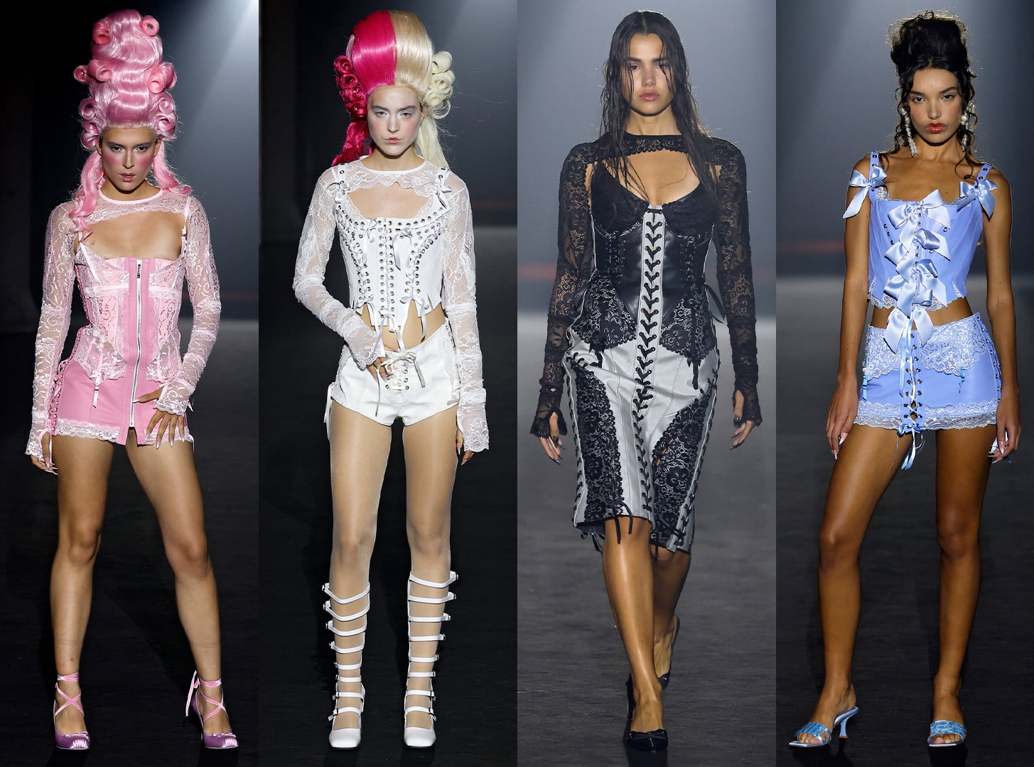 ALEXIA CASTRO & MARIA LUISA DESIDERIO & SOFÍA VIVERO & VIOLETA JORDÀ for Dominnico SS26